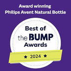 Philips Avent Natural Baby Bottles with Natural Response Nipples (Fast Flow, Flow 4), 11oz, 2-Pack, SCY906/02
