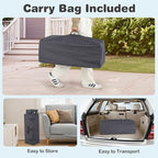 BABY JOY 5 in 1 Pack and Play, Portable Nursery Center Baby Playard w/Bassinet & Diaper Changing Table, Infant Bassinet Activity Center with Toys, Music, Oxford Bag for Toddlers (Royal Blue, Classic)