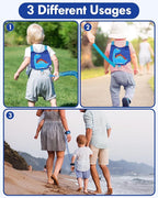 Lehoo Castle Toddler Leash, Toddler Harness with Leash with Anti Lost Wrist Link for Kids, Baby Leash with Key, Kids Leashes for Boys