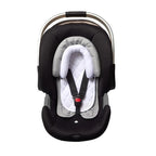Pro Goleem Infant Car Seat Insert, Babybody Support for Toddler, Soft Minky Preemie Car Seat Insert, 2-in-1 Reversible, Perfect for Carseats, Strollers, Swings, White and Grey