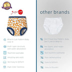 Joyo roy 4Pcs Potty Training Underwear for Boys and Girls 100% Cotton Soft Super Absorption Thick Padded Toilet Training Pants 2T Waterproof Toddler Girls Underwear Pee Pants with Potty Sticker Chart