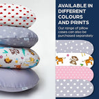 Niimo Nursing Pillow - 100% Cotton Breastfeeding Pillow Cover, Ergonomic Nursing Pillows for Breastfeeding, Machine-Washable Baby Pillow, Breastfeeding Pillows & Breastfeeding Essentials