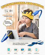 KIDSBAND Kids Headphones, Baby Headphones for Plane, Bluetooth Headphones Headband for Kids with Wired Playback 3.5 MM Jack for School Girls Boys Children,Kindle Tablet Cellphones Airplane Travel