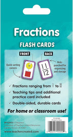 Teacher Created Resources Fractions Flash Cards (EP62053)