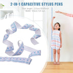 Tatuo Growth Chart Wall Labels Height Indicator Tape Ruler Growth Chart Decor Height Indicator Adhesive Ruler for Home Room Measuring(Blue)