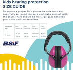 BANZ Kidz Earmuffs 2 Years & Older - Loud Noise Cancelling Kids Headphones & Toddler Ear Muffs, Size Adjustable