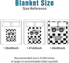 Personalized Baby Crib Bedding Set, Custom Name Pickup Truck Pattern Nursery Bedding Set 3 Pcs, Baby Blanket Fitted Crib Sheet Changing Pad Cover, Personalized Nursery Decor Gift for Newborns Boys