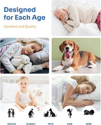 Washable Bed Pads 36" x 52" - 6 Pack, Blue, Waterproof Bed Pads for Incontinence, Bed Wetting Pads for Bed, Sofa, Floor, Resuable Underpads for Adults, Seniors, Pet