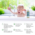 SoCal Suds & Company Baby Shampoo & Body Wash, 2-in-1 Organic Gel - Gentle Castile Soap with Vitamin-Infused Oils & Botanicals - Natural Care for Sensitive Skin Hypoallergenic -12oz Fragrance Free 2Pk