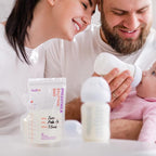 Nuliie 120 Pcs Breastmilk Storage Bags, 8 OZ Breast Milk Storing Bags, BPA-Free, Milk Storage Bags with Pour Spout for Breastfeeding, Self-Standing Bag, Space Saving Flat Profile