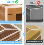 0.8 in x 13.12 FT,Edge Corner Protector Baby Proofing,Soft Clear Furniture Table Corner Guard & Edge Safety Cabinet Door Bumper,Crib Bumpers,Window Sill Protector,Wall Protector