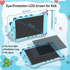LCD Writing Tablet Dinosaur Toys for Boys Kids, Colorful Toddler Blue Toys Drawing Board, Educational Children Toy, Doodle Pad for 3 4 5 6 7 8 Year Old Boy Kid Birthday Party Christmas Gifts,8.5inch