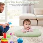 Baby Lounger for Newborn, Bionic Design Baby Lounger, Soft Organic Cotton Breathable Lounger for Infants 0-18 Months (Green)