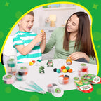 Air Dry Clay Kits for Kids, Arts and Crafts for Kids Ages 8-12, DIY 12 Animals Magic molding Clay Set with Sculpting Tools & Magnets, Modeling Toys for Boys & Girls Ages 4 5 6 7 8+ Years Old