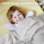 Muslin Swaddle Blankets for Newborn, 3 Pack Breathable Soft Receiving Blanket, Large 38 x 40 inches Swaddle Wrap Burping Clothes Diapers, Essentials Infant Shower Items, Toddler Gift (Clouds & Stars)