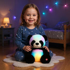 Cuteoy Glowing LED Panda Light-up Nightlight Toys Musical Plush Stuffed Animal Soft Singing Lullabies Birthday Christmas Plushies Gifts for Kids Boys Girls,10"