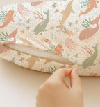 Nursing Pillow Covers 2 Pack, Breastfeeding Pillow Slipcovers Soft and Stretchy, Nursing Covers for Baby Girls Boys Newborn