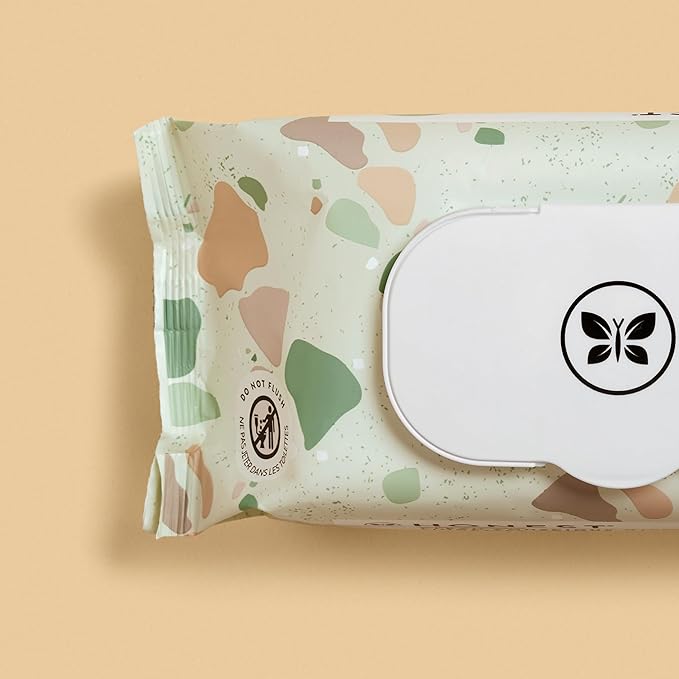 The Honest Company Clean Conscious Multi-Use Wipes | Hypoallergenic + Unscented for Sensitive Skin | Over 99% Water, Compostable, Plant Based, Baby Wipes | Geo Mood, 60 Count