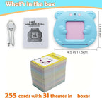 MAYAPHILOS Russian and English Flash Card with 510 Sight Words, Learn Russian for Kids Russian Language Learning Toys udible Pocket Speech for Toddlers Sensory Preschool Educational Birthday Gifts