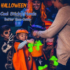 Thremhoo 40Pcs Glow in the Dark Sticky Hands Kids Party Favor Supplies Goodie Bag Stuffer Pinata Return Gift Stretchy Class Prize Carnival Sensory Goody Party Pinata Filler Treasure Box Bulk Toy