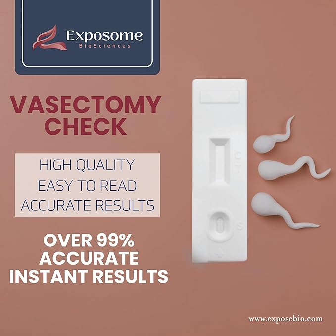 Vasectomy Home Test Kit. (Contains 2 Tests) FSA - HSA Eligible