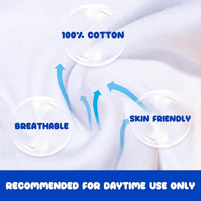 BIG ELEPHANT Toddler Training Pants, Soft Cotton Absorbent Training Underwear for Baby Boys & Girls