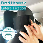 Funbliss Fixed Headrest Baby Car Mirror, Car Mirror for Baby Compatible with Tesla and other vehicles,360° Rotation, Shatterproof Plastic, No Assembly Required