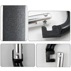 Large Stroller Hooks for Mommy, 2 pcs Carabiner Stroller Hook Organizer for Hanging Purses, Diaper Bag, Shopping Bags. Clip Fits Single/Twin Travel Systems, Car Seats (Black+Rose)