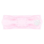 Creative Knitwear Clemson Tigers Infant Girls Pink Solid Hair Knot Headband Embroidered Logo - Size Newborn - 4T