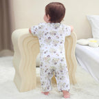 Baby Girl Romper Button Jumpsuit Summer Infant Boy Clothes for 0-24 Months