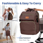 PILLANI Baby Diaper Bag Backpack - Large Bag for Boys & Girls, Waterproof Diaper Backpack - Travel Diaper Bags w/Changing Pad, Baby Registry Search & Shower Gifts - Essentials Must Haves Newborn Stuff