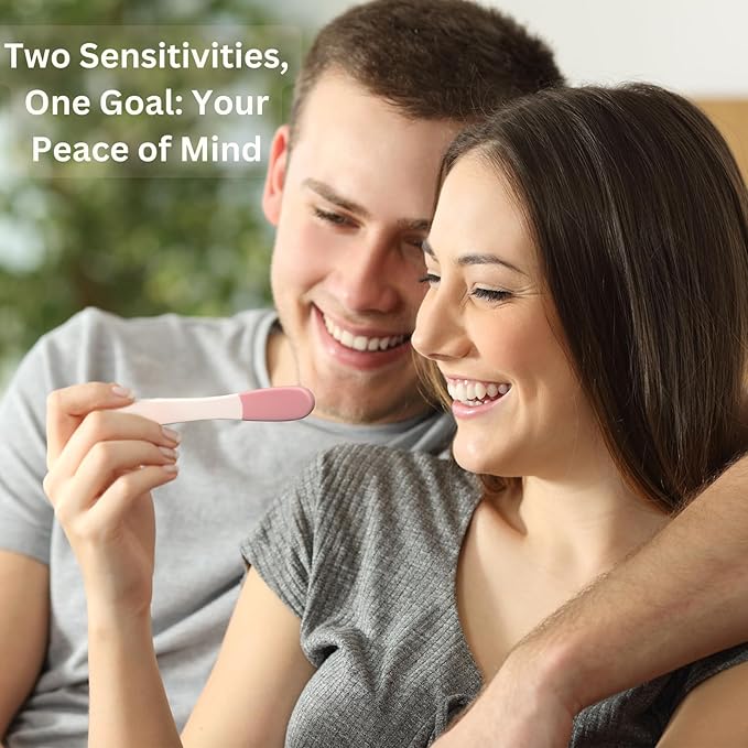 Wondfo 10 MIU/ml Early Result Pregnancy Test (Pack of 5) * 25 MIU/ml Pregnancy Test Strips (Pack of 25), Over 99% Accurate, Early Detection of Pregnancy