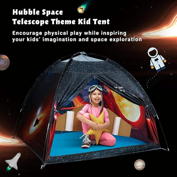 Space Tent for Kids Sensory Black Hole Pop Up Play Tent Kids Tent for Outdoor Indoor,Space Tent for Boys and Girls-47" X 47" X 43 "