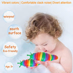 IFiwin Fidget Slug Toys, Sensory Slug Fidget Bulk Toys for Autistic Kids & Adults, Autism Sensory Toys Bulk Fidgets Stocking Stuffers, Birthday Gifts for Boys Girls