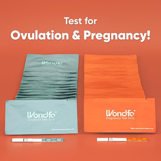 Pregnancy and Ovulation Test Strips Kit - Fertility Tracking and Family Planning - Early Detection Combo Kit for Home Use(40 LH + 10 HCG)