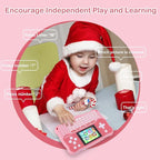 Kids Tablet/Baby Learning Pad with 102 Activities/Toddler Tablet with ABC/Words/Music/Math Interactive Educational Electronic Toys Gifts Handheld Game for Preschool Boys Girls Ages 3-12