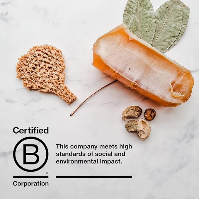 HEVEA Natural Rubber Wave Bath Mat – Square 21x21 in - Non-Slip Shower & Bathtub Mat with 364 Suction Cups, Plastic-Free & Biodegradable (Granite)