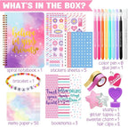 Nollh DIY Journal Kit for Girls - DIY Journal Set for Tween & Teen Girls, Stationery Set, Scrapbook & Diary Supplies Set, Journaling Art Crafts Kit, Ideal Gifts for 8 9 10 11 12 13 14 Year Old Girl