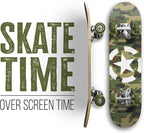 24 inch Rude Boyz Mini Cruiser Skateboard - Aluminium Trucks - Kids Skateboard Ages 5-8 Beginner - Skateboards for Kids