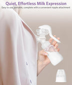 Breastfeeding Essentials Kit for Nursing Moms - Manual Breast Pump, Nipple Shields, Milk Collectors, Breastmilk Storage Bags, Soothing Gel Pads for Breastfeeding Newborn Relief for Sore Nipples 37 Pcs