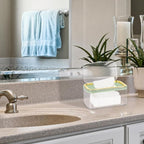 Baby Wipes Dispenser, Holder Container Large Capacity Keep Wipes Fresh & Easy to Open (Gold+Green)