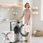 Nursing Pillow, Breastfeeding Pillow with Removable Cotton Cover, Baby Feeding Pillow for Mom Easier Breast Feeding and Bottle Feeding, Breastfeeding Support Cushion for Newborn (Fruit)