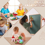 200PCS Magnetic Blocks, 1in Magnetic Building Blocks Cubes for Kids, Stacking Magnets Tiles, School STEM Montessori Stacking Toy, Christmas Birthday Gifts for Boys Girls Age 3+ Years Old