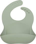 Loulou Lollipop Soft, Waterproof Silicone Feeding Bib