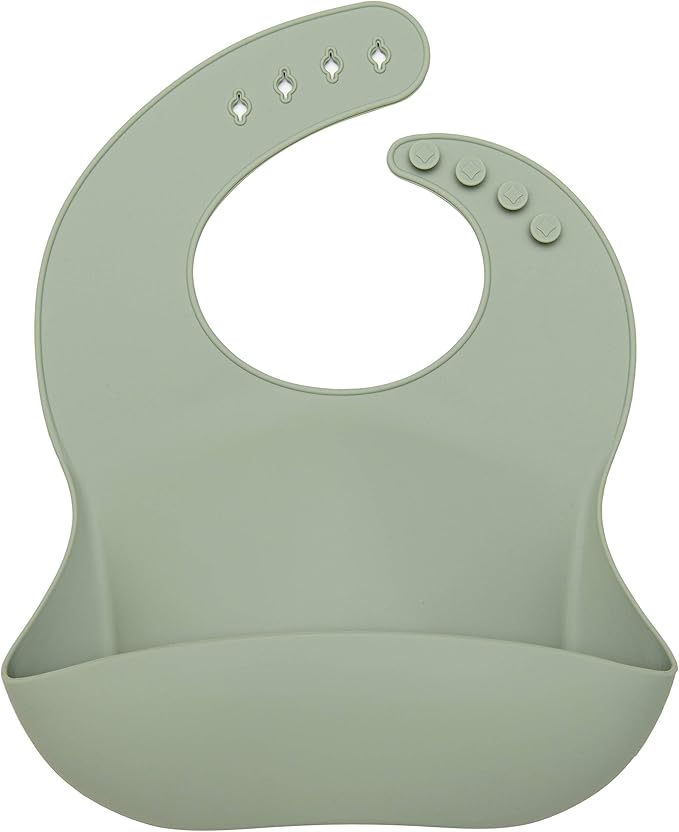 Loulou Lollipop Soft, Waterproof Silicone Feeding Bib
