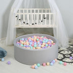 GOGOSO Ball Pits Balls for Toddlers Pack of 50 100 200 Plastics Shape Ball Non-Phthalate Non-BPA Non-Toxic 2.2-Inch Crush Proof Play Balls