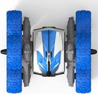 Threeking Waterproof RC Stunt Car Remote Control Cars Double-Sided Driving 360 Degree Flips Rotating Indoor Outdoor Toys Gifts Presents for 6 7 8 9 10 11 12 Year Old Kids Boys Girls