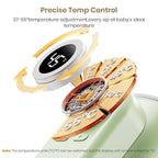 Portable Bottle Warmer for Travel, Precise Temperature Milk Warmer, 10000mAh Long Battery Life USB-C Fast Charging for Breast Milk/Formula Milk Warming, Fit Car, Airplane & On The Go Bottle Warmer