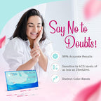 Clinical Guard 100 Pregnancy Tests Strips - Sensitive & Accurate Measurement Within 5 mins - Early Detection Pregnancy Test Strip - Easy to Use for Home Tests - HCG Test Strip Kit