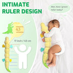 Sumobaby Baby Toys Musical Crocodile, Stuffed Animal Activity Soft Toys with Teether,Multi-Sensory Crinkle, Rattle and Textures, for Tummy Time Baby Toys 0 to 12 Months Boys, Girls, Alligator (Green)